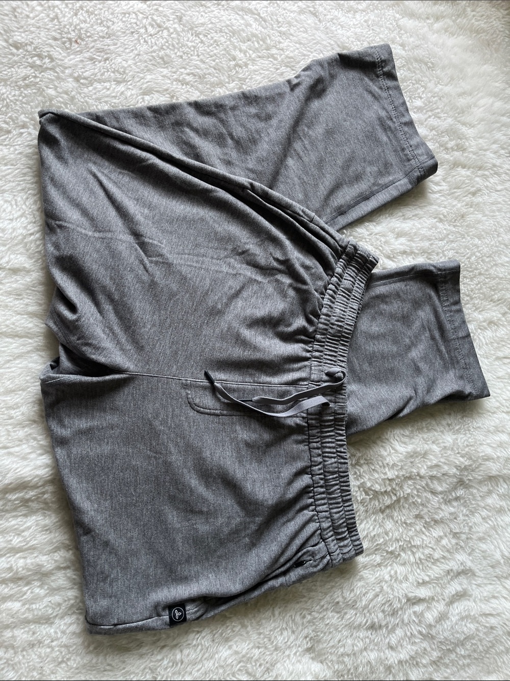 Prana Gray Drawstring straight leg Lounge Pants XL